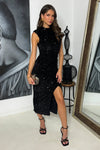 1729612619_Black-Velvet-Sequin-High-Neck-Ruched-Side-Midi-Dress-2.jpg