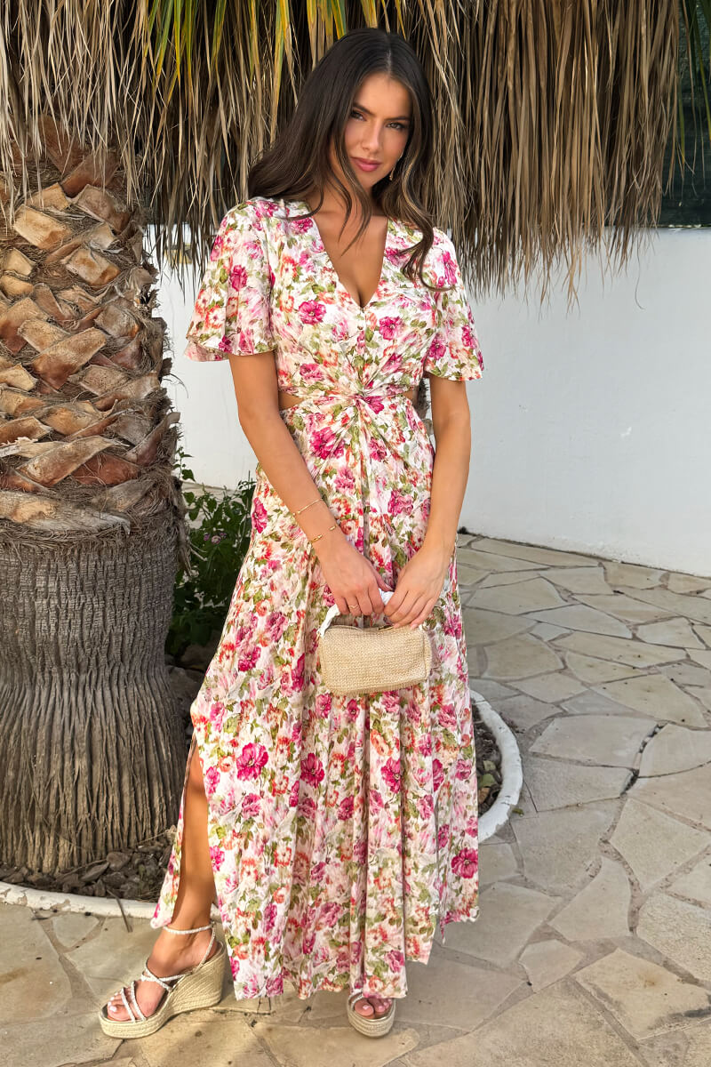 1736333858_Multi-Garden-Print-V-Neck-Cut-Out-Knot-Detail-Midi-Dress-3.jpg