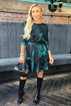 1752161943_Teal-And-Black-Smudge-Print-Frill-Hem-Belted-Mini-Dress-2.jpg