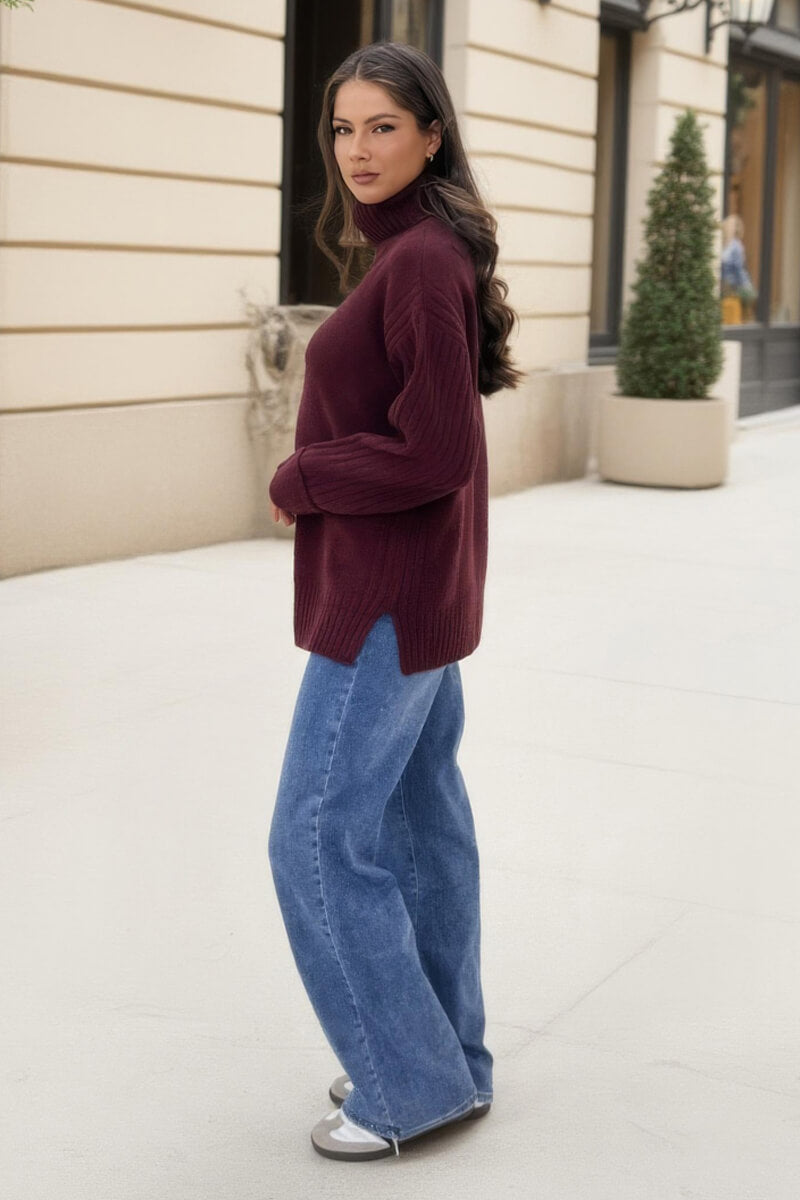 1757083612_Burgundy-Roll-Neck-Rib-Detail-Jumper-4.jpg
