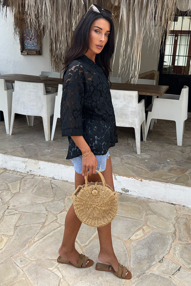 1765379960_Black-Floral-Lace-Short-Sleeve-Shirt-4.jpg