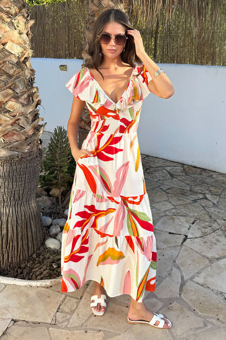 1769101332_Multi-Leaf-Print-Open-Tie-Back-Frill-Top-Smock-Midi-Dress-2.jpg