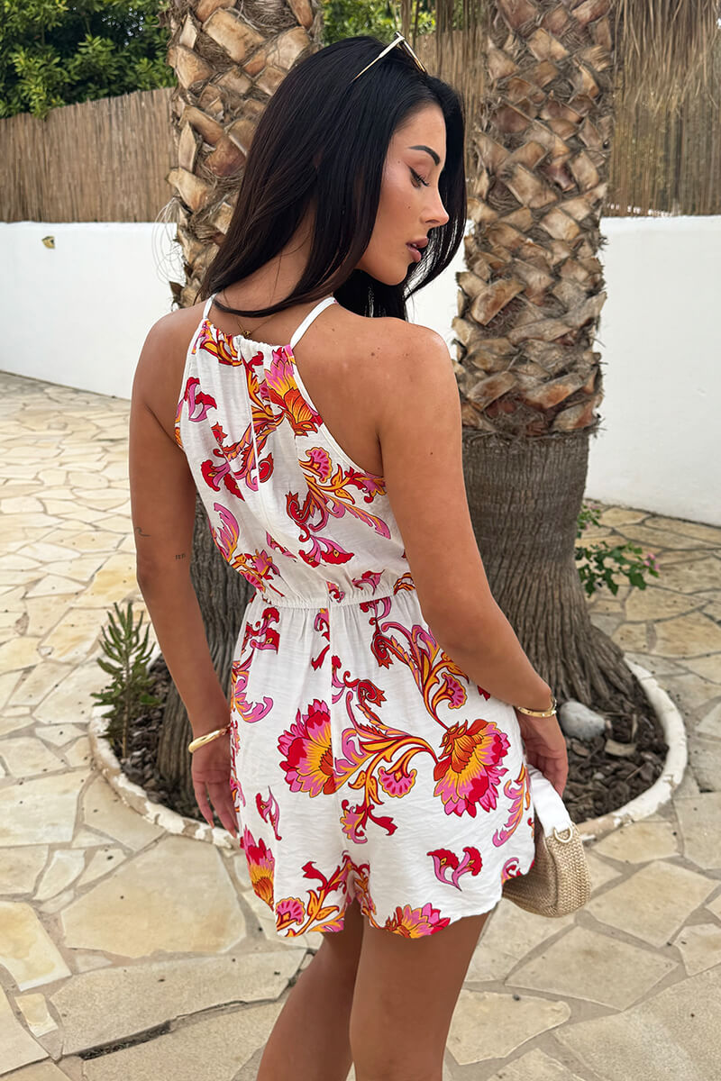 1769160546_Pink-And-White-Floral-Print-Racer-Neck-Drawstring-Playsuit-5.jpg