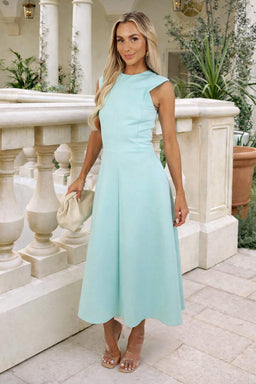 1772732604_Mint-Round-Neck-A-line-Skirt-Midi-Dress-2.jpg