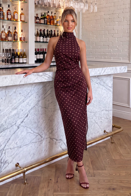 burgundy-polka-dot-satin-ruched-midi-dress-2.jpg